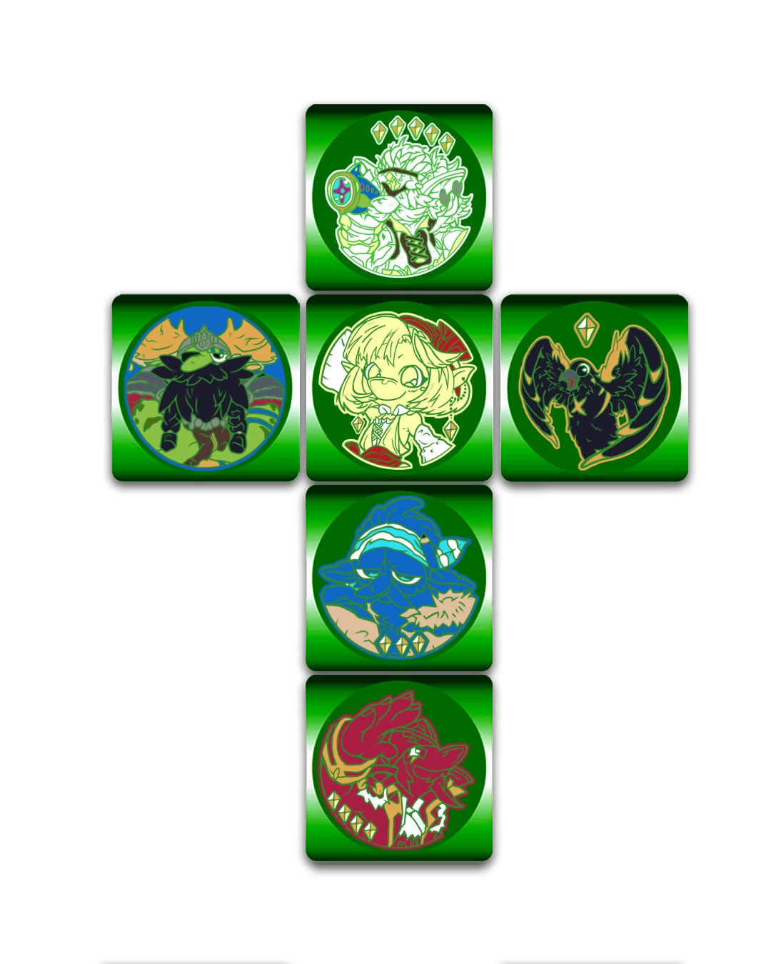 Plundering Pirates Metal Dice Set