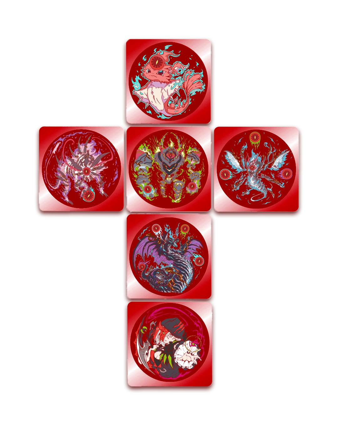 Rivalry of Witches Metal Dice Set - Starlight Grotto