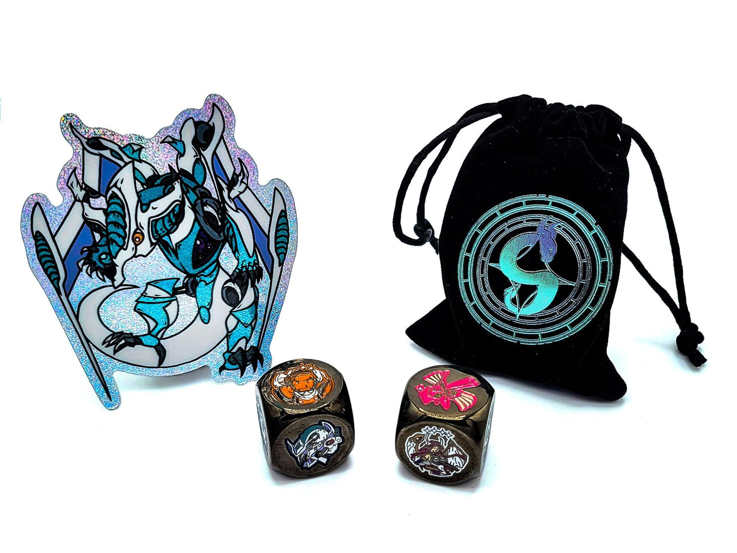 LIMITED: Rising Dawn Metal Dice Set - Starlight Grotto