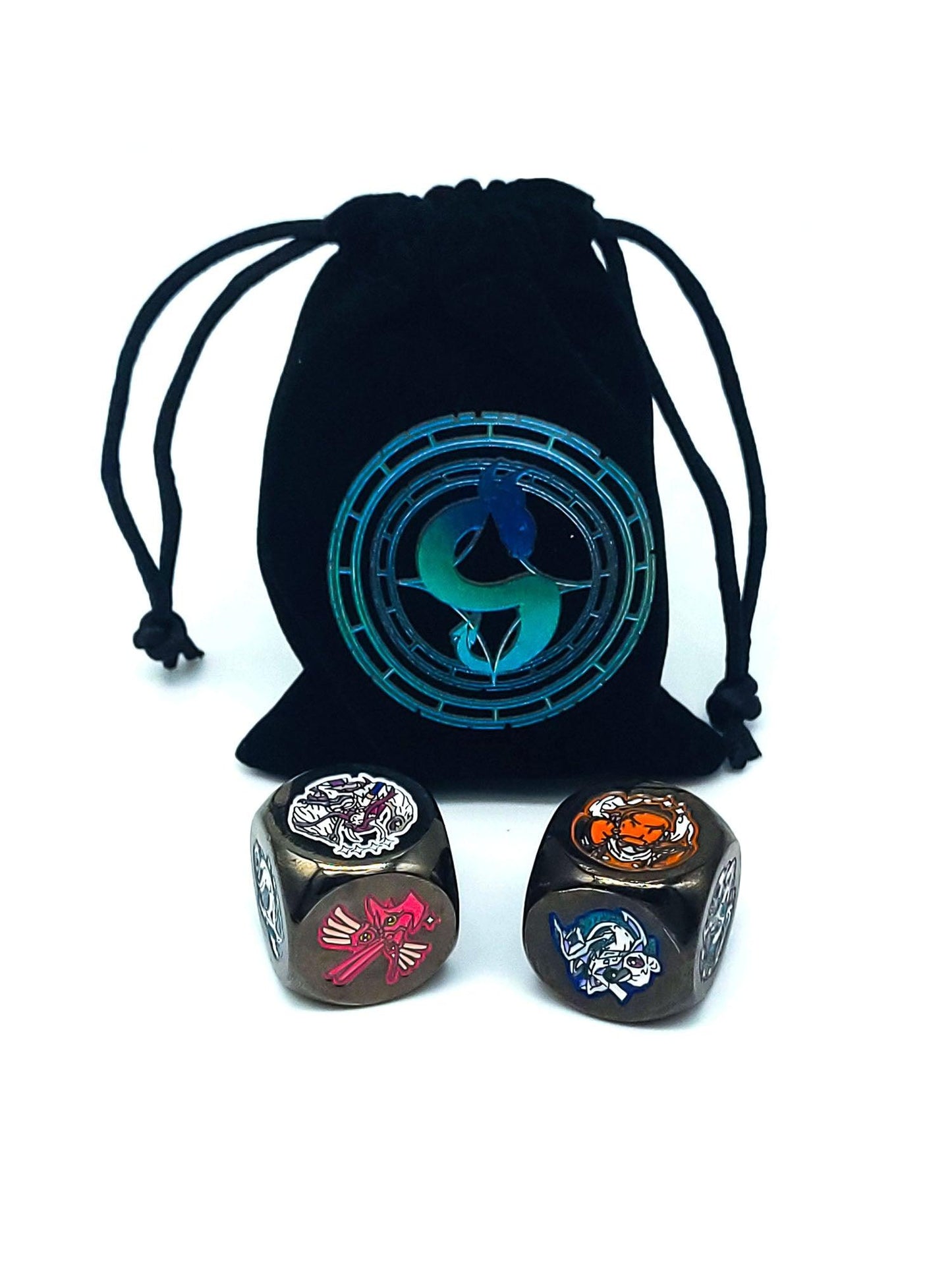 Rising Dawn Metal Dice Set with Bag - Starlight Grotto